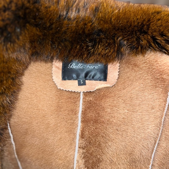 Fox Fur Collar Suede Coat - Picture 3 of 3